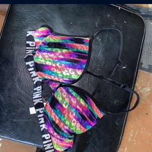 Victoria’s Secret pink bra